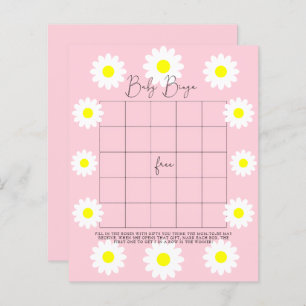 Daisies - Baby shower bingo game