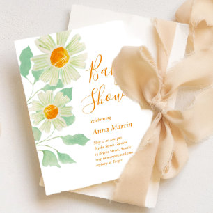 Daisies Baby Shower Invitation