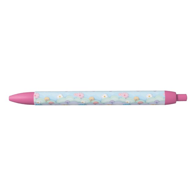 Daisies  black ink pen (Front)