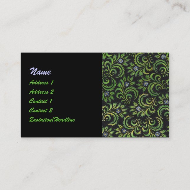 daisies business card (Front)