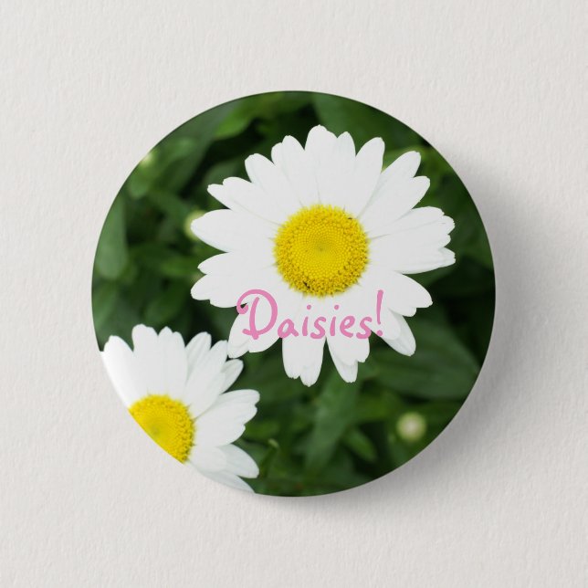 Daisies! button (Front)