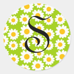 Daisies Classic Round Sticker