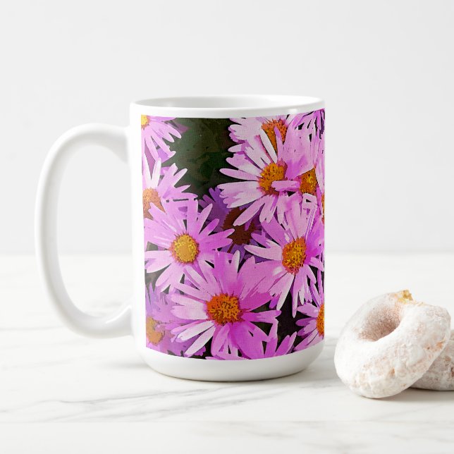 DAISIES COFFEE MUG (With Donut)