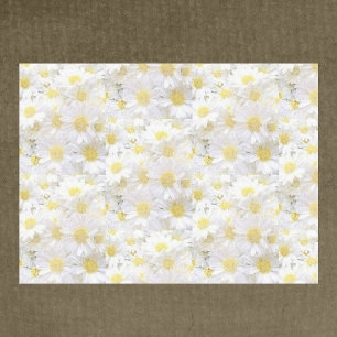 Daisies Decoupage Tissue Paper
