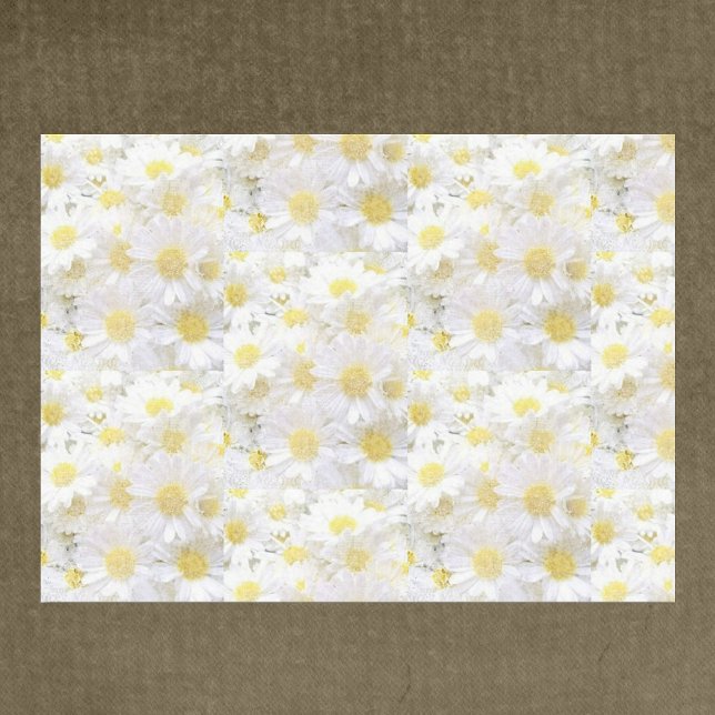 Daisies Decoupage Tissue Paper (Creator Uploaded)