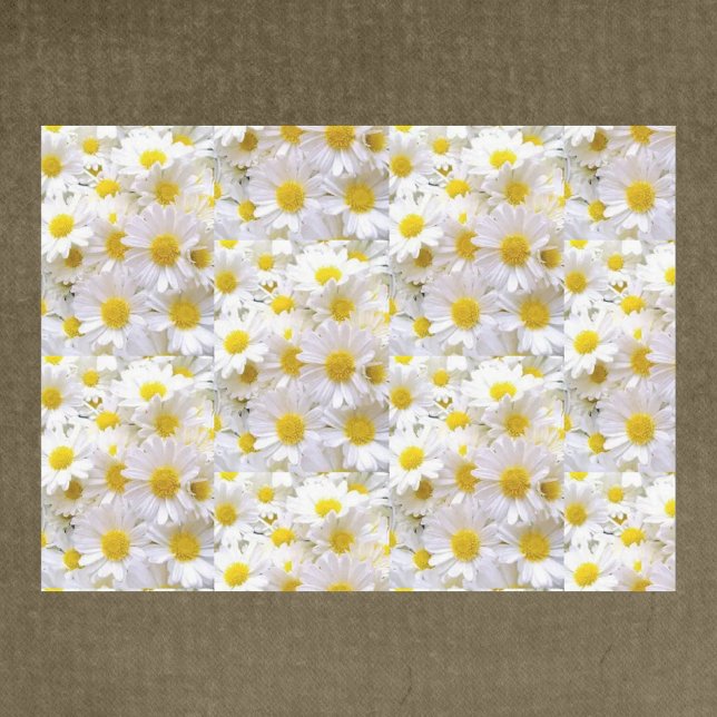 Daisies Decoupage Tissue Paper (Creator Uploaded)
