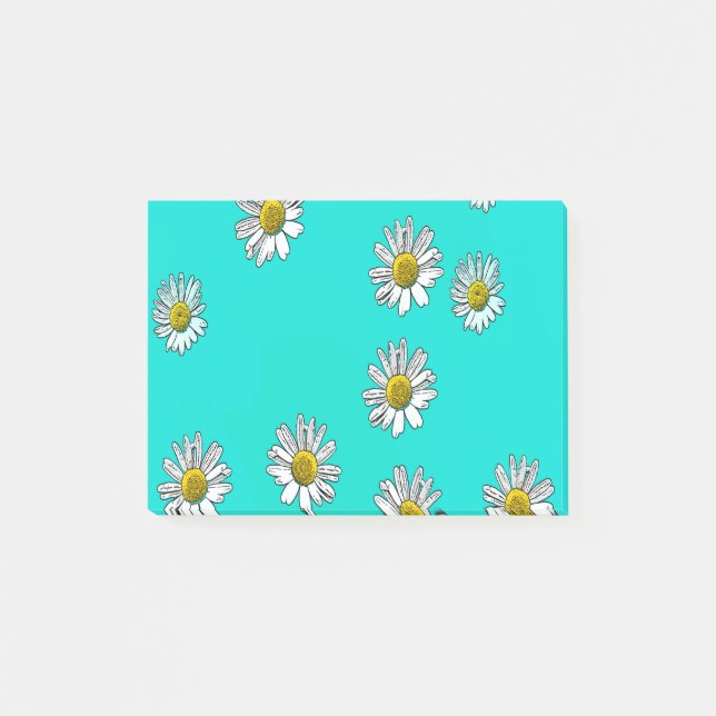 Daisies drawn post-it notes (Front)