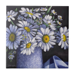 Daisies flower coasters