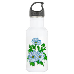 Daisies flowers 532 ml water bottle