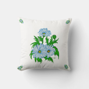 Daisies flowers cushion