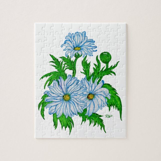 Daisies flowers jigsaw puzzle (Vertical)
