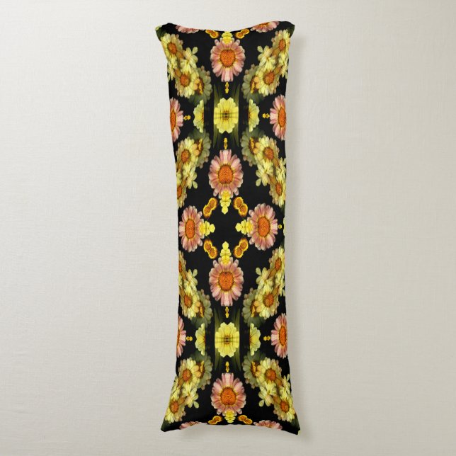 Daisies Galore..... Body Cushion (Front Vertical)