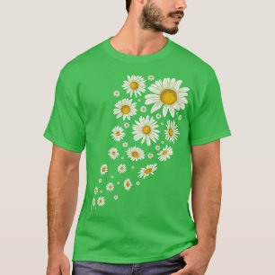 Daisies Gardener Floral Nature Botanical Daisy Flo T-Shirt