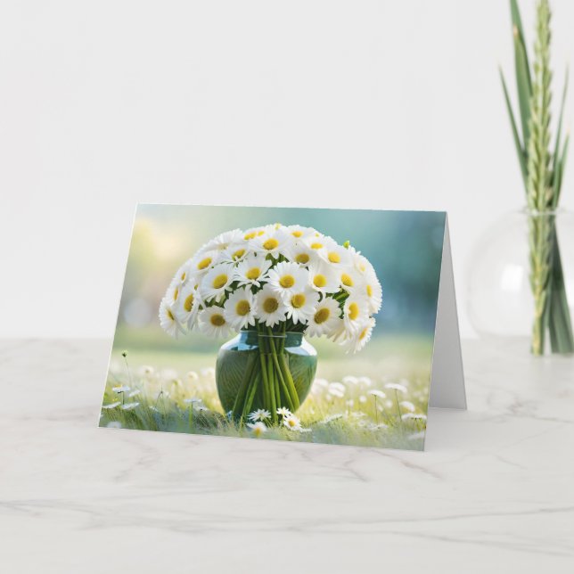 Daisies Greeting Card (Front)