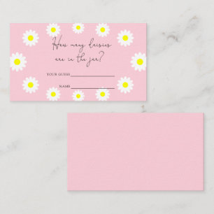 Daisies -How many daisies are in the jar Enclosure Card