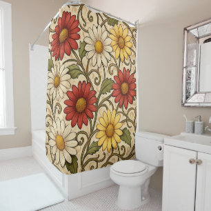Daisies in Fall Shower Curtain