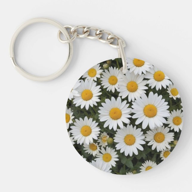 Daisies Keychain  (Front)