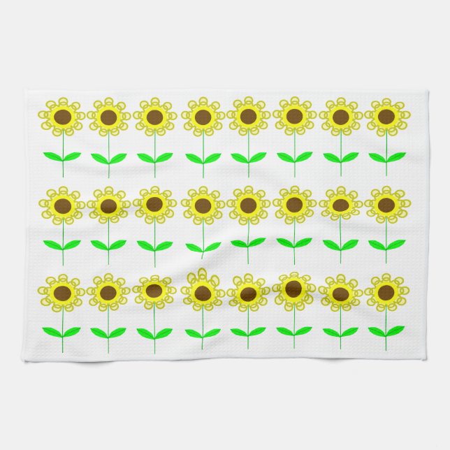 Daisies Kitchen Towel (Horizontal)