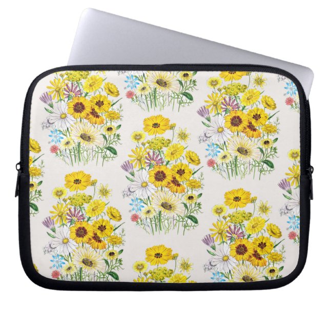 Daisies Laptop Sleeve (Front)