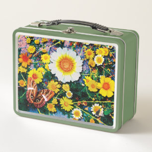 Daisies May Metal Lunchbox