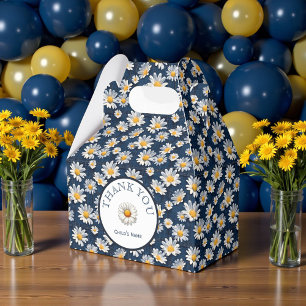Daisies on Blue Denim Birthday Favour Box