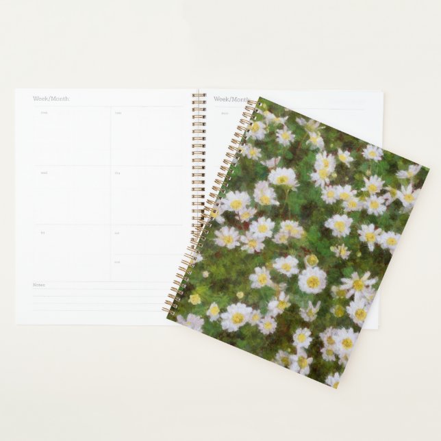 Daisies Painted In An Impressionist Style Planner (Display)