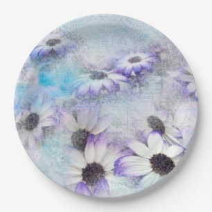 Daisies Paper Plate