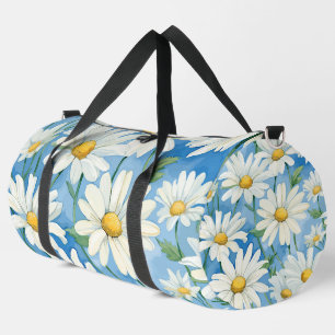 Daisies Pattern Duffle Bag