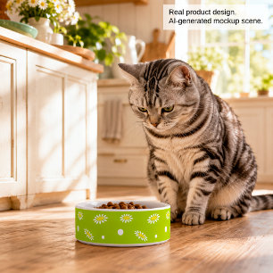 Daisies Pet Bowl