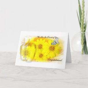 Daisies Reflected - We Are So Proud Of You Card