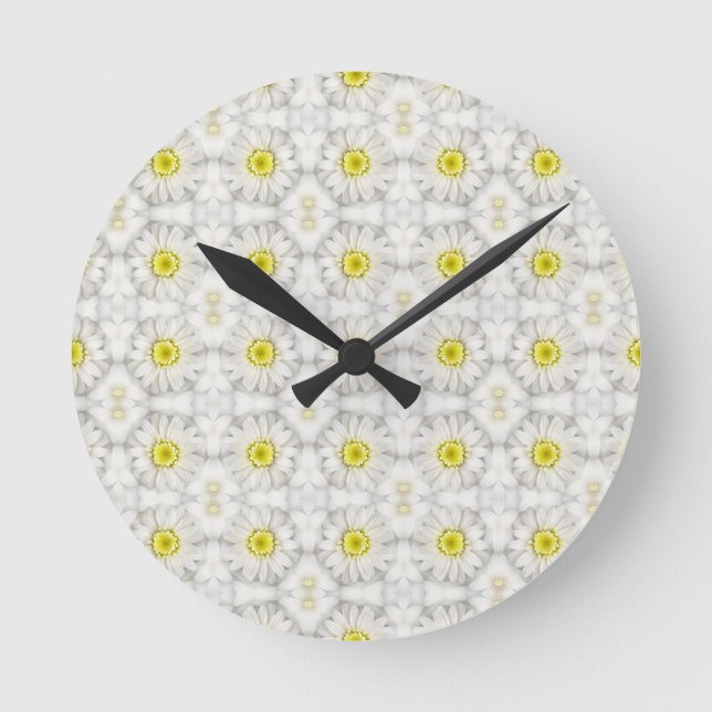 Daisies Round Clock (Front)