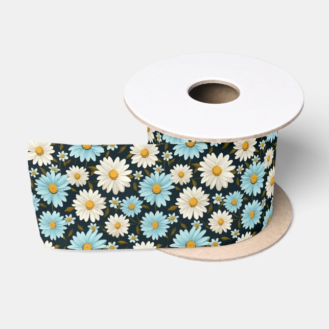 Daisies Satin Ribbon (Spool)