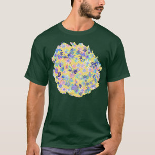 Daisies Spring Countryside Blue Yellow T-Shirt
