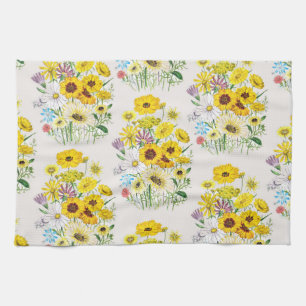 Daisies Tea Towel
