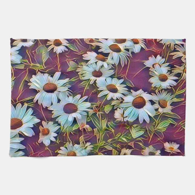 DAISIES    TEA TOWEL (Horizontal)