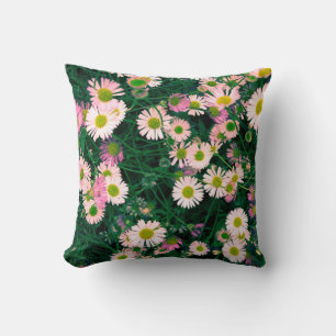 daisies throw pillow