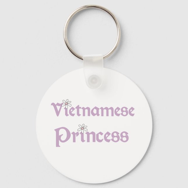 Daisies Vietnamese Princess Key Ring (Front)