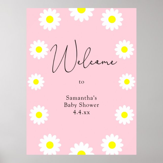 Daisies - Welcome Foam Board Poster (Front)