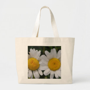 Daisies Won't Tell Large Tote Bag