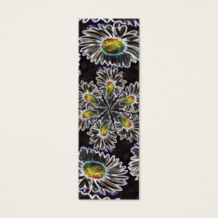 Daisy 1 Glow Kaleidoscope, Bookmark