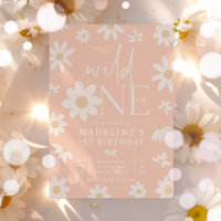 Daisy 1st Birthday Wild One Wildflower Birthday