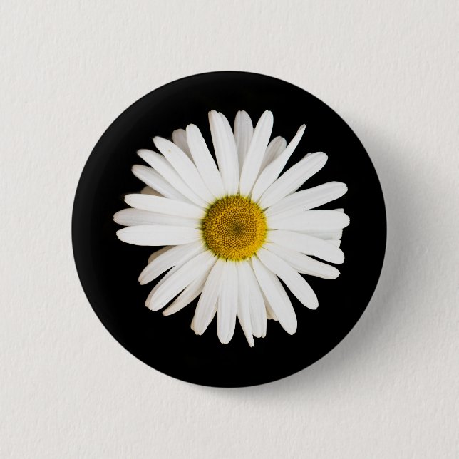 Daisy 6 Cm Round Badge (Front)