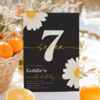 Daisy 7th Birthday Invitation