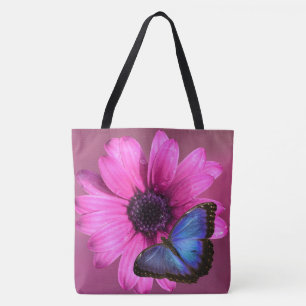 Daisy and Butterfly Tote Bag