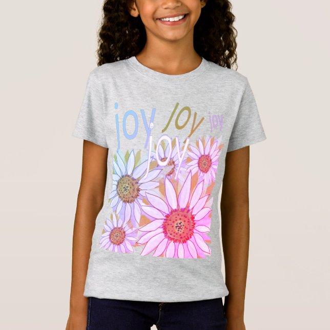 Daisy and Daffodils: Floral Dreams of Joy T-Shirt (Front)