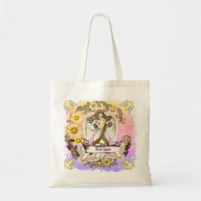 Daisy Angel Tote Bag (Front)