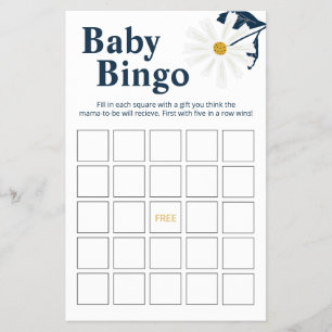 Daisy Baby Bingo Game Flyer