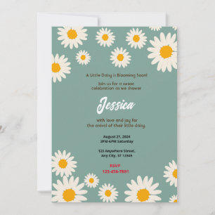 Daisy Baby Shower Invitation