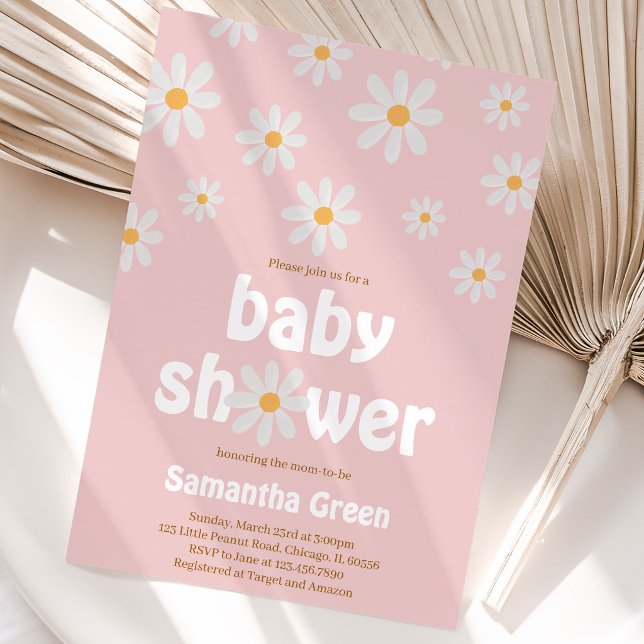 Daisy Baby Shower Invitation (Creator Uploaded)