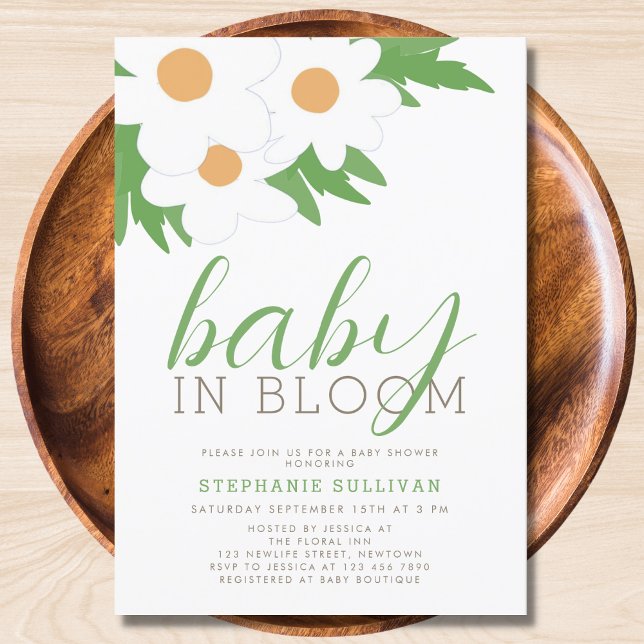 Daisy Baby Shower Invitation (Creator Uploaded)